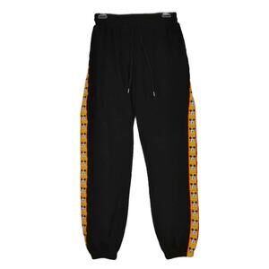 Disney Mickey Mouse x Forever 21 Black Retro Stripe Jogger Sweatpants, Women's S